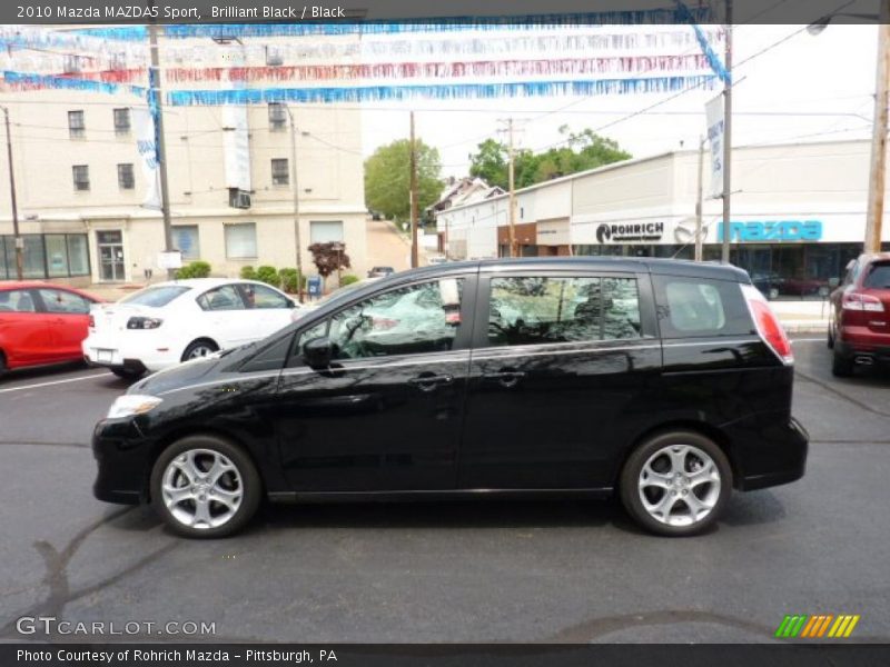 Brilliant Black / Black 2010 Mazda MAZDA5 Sport