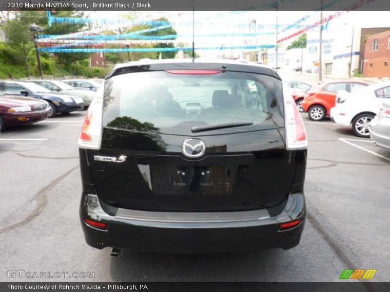 Brilliant Black / Black 2010 Mazda MAZDA5 Sport