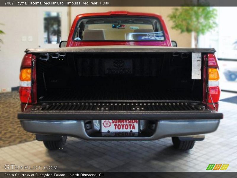 Impulse Red Pearl / Oak 2002 Toyota Tacoma Regular Cab