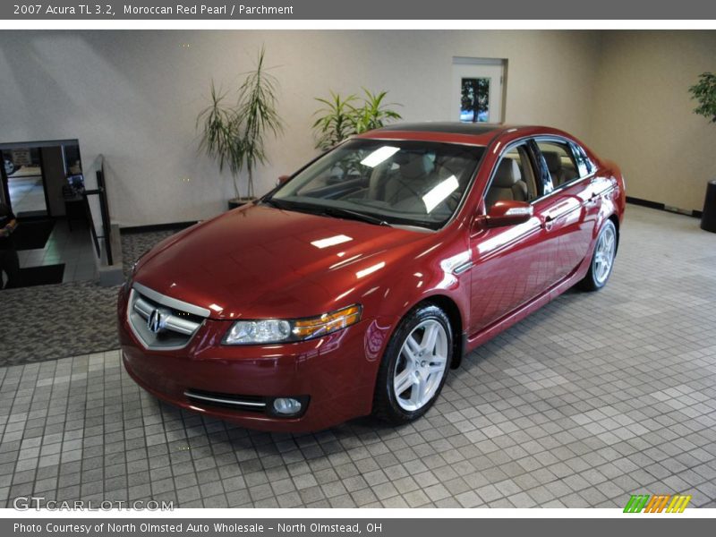 Moroccan Red Pearl / Parchment 2007 Acura TL 3.2