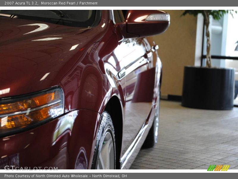 Moroccan Red Pearl / Parchment 2007 Acura TL 3.2