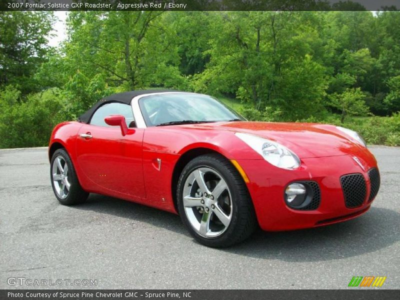 Front 3/4 View of 2007 Solstice GXP Roadster