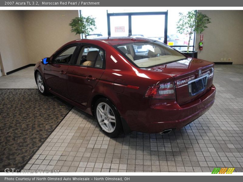 Moroccan Red Pearl / Parchment 2007 Acura TL 3.2