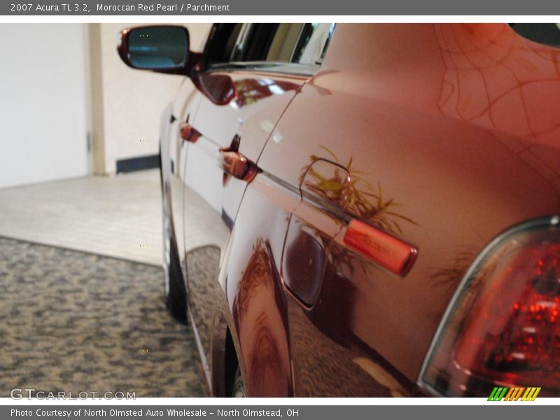 Moroccan Red Pearl / Parchment 2007 Acura TL 3.2
