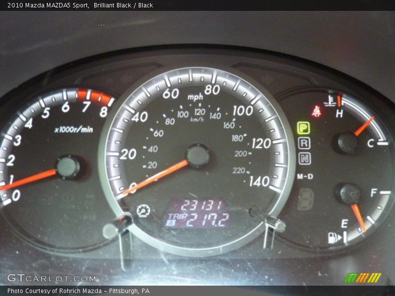 Brilliant Black / Black 2010 Mazda MAZDA5 Sport