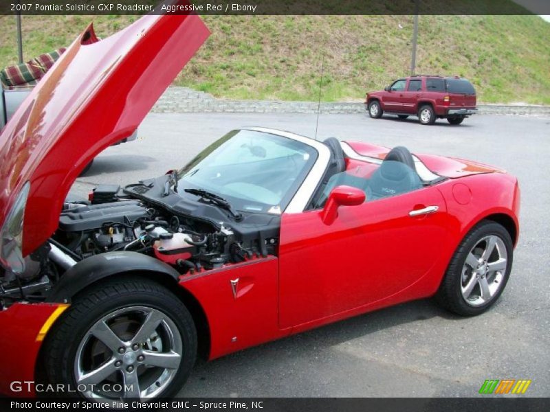 Aggressive Red / Ebony 2007 Pontiac Solstice GXP Roadster