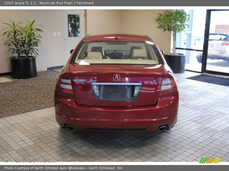 Moroccan Red Pearl / Parchment 2007 Acura TL 3.2