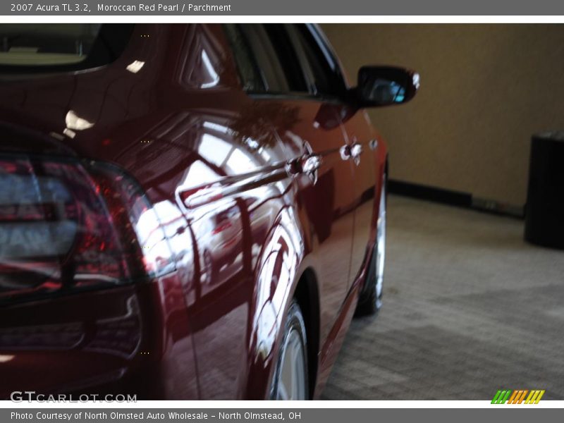 Moroccan Red Pearl / Parchment 2007 Acura TL 3.2