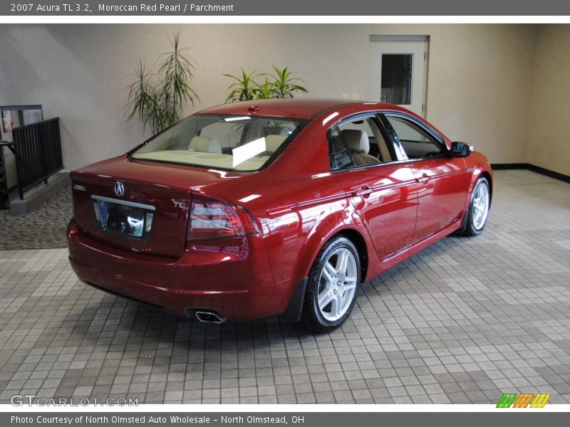 Moroccan Red Pearl / Parchment 2007 Acura TL 3.2