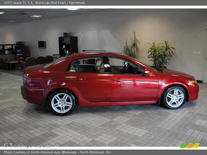 Moroccan Red Pearl / Parchment 2007 Acura TL 3.2