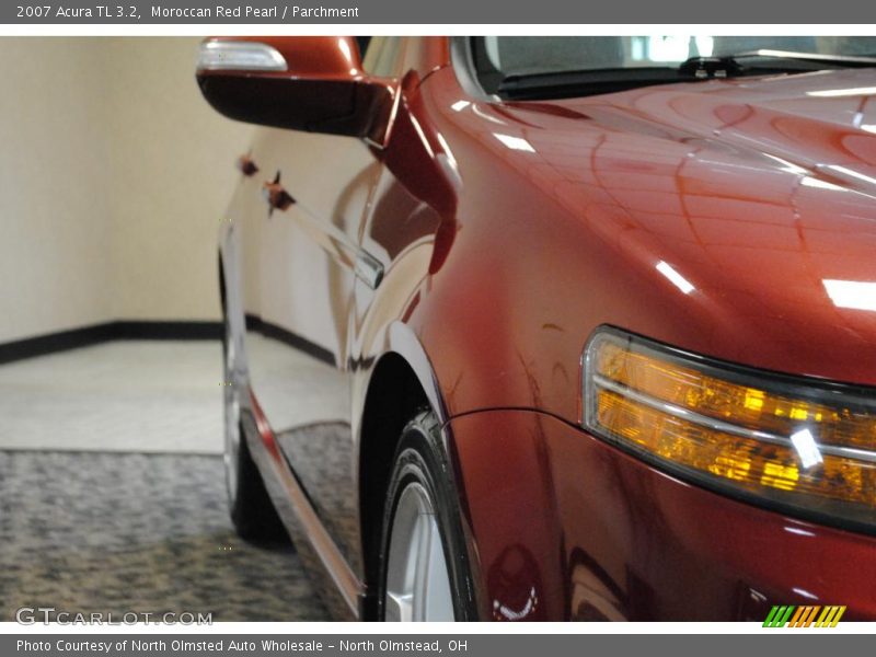 Moroccan Red Pearl / Parchment 2007 Acura TL 3.2