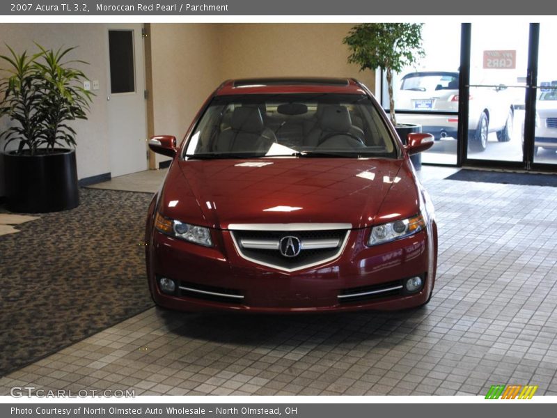 Moroccan Red Pearl / Parchment 2007 Acura TL 3.2