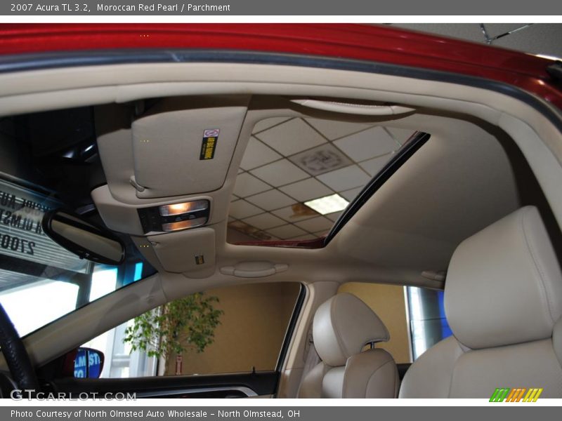 Moroccan Red Pearl / Parchment 2007 Acura TL 3.2