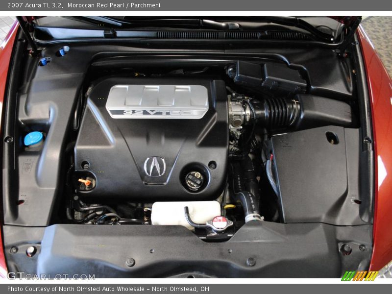 Moroccan Red Pearl / Parchment 2007 Acura TL 3.2
