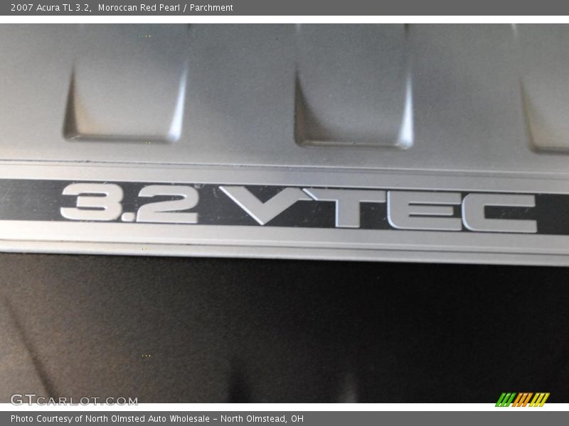 Moroccan Red Pearl / Parchment 2007 Acura TL 3.2