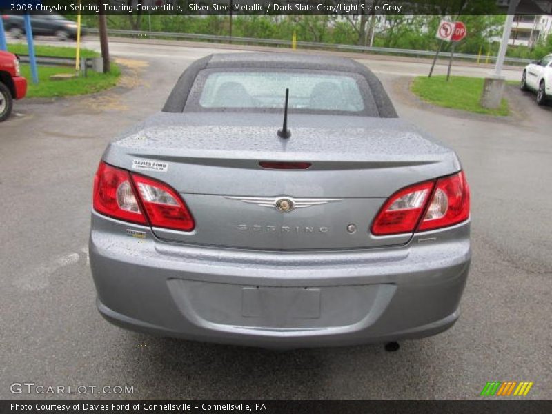  2008 Sebring Touring Convertible Silver Steel Metallic