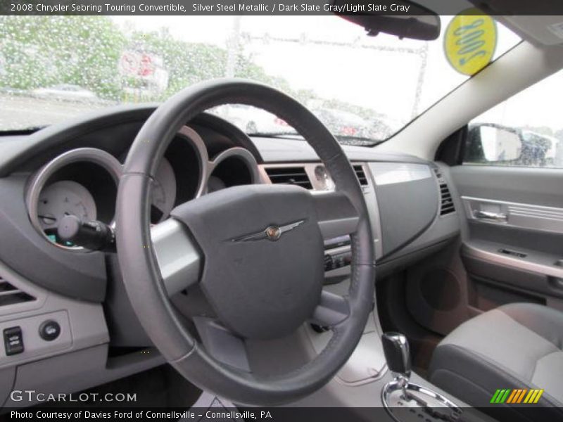 Silver Steel Metallic / Dark Slate Gray/Light Slate Gray 2008 Chrysler Sebring Touring Convertible