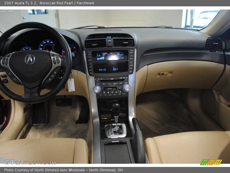 Moroccan Red Pearl / Parchment 2007 Acura TL 3.2