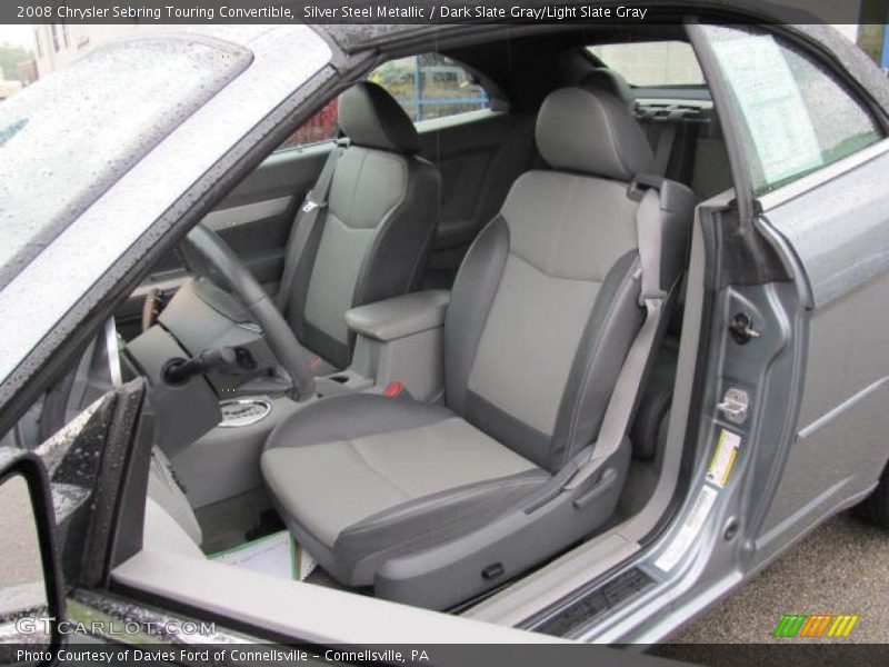  2008 Sebring Touring Convertible Dark Slate Gray/Light Slate Gray Interior