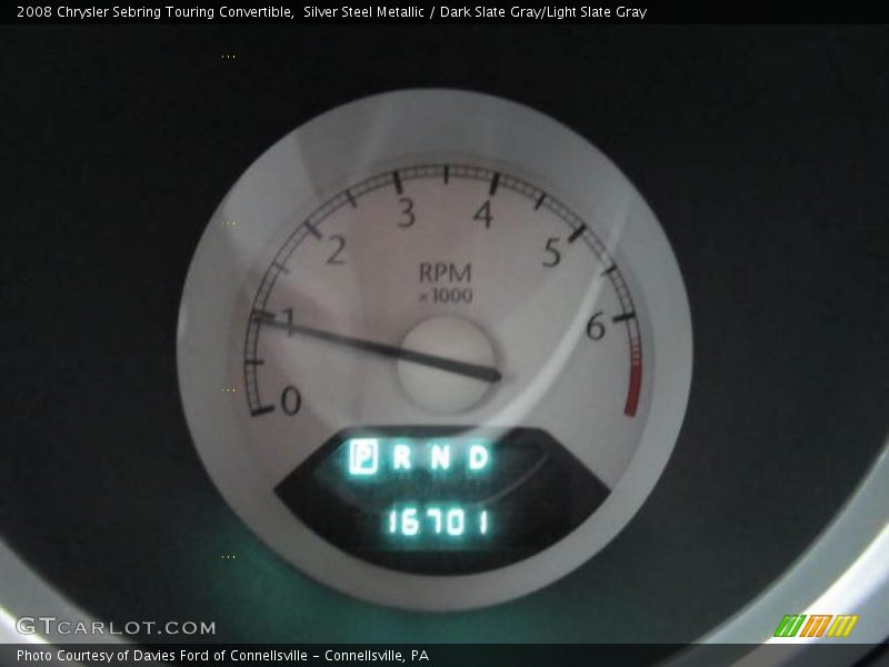 Silver Steel Metallic / Dark Slate Gray/Light Slate Gray 2008 Chrysler Sebring Touring Convertible