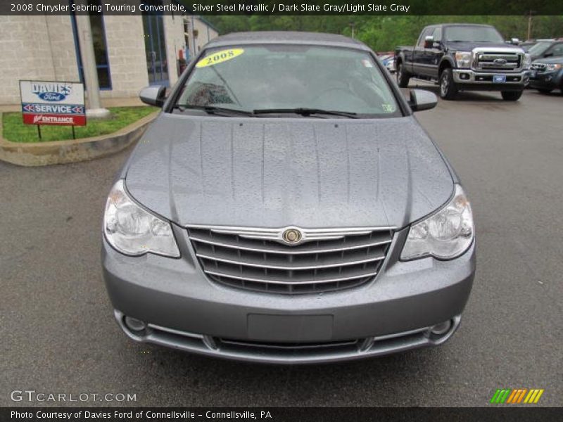 Silver Steel Metallic / Dark Slate Gray/Light Slate Gray 2008 Chrysler Sebring Touring Convertible