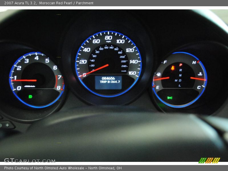 Moroccan Red Pearl / Parchment 2007 Acura TL 3.2