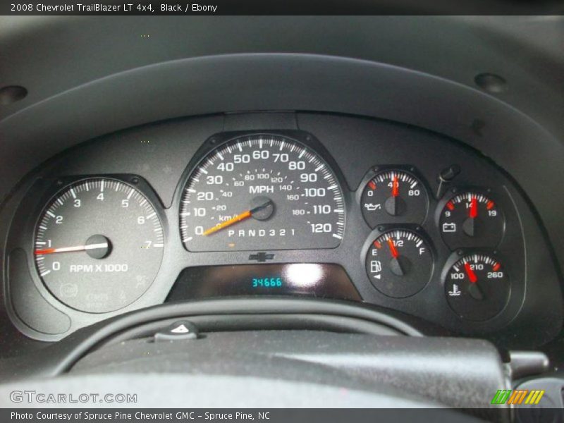 Black / Ebony 2008 Chevrolet TrailBlazer LT 4x4