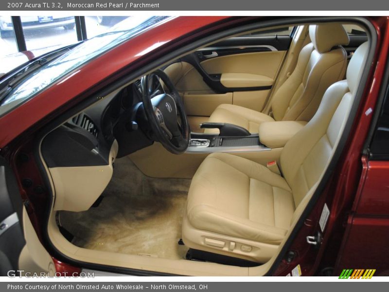 Moroccan Red Pearl / Parchment 2007 Acura TL 3.2
