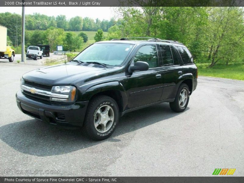 Black / Light Gray 2008 Chevrolet TrailBlazer LS 4x4