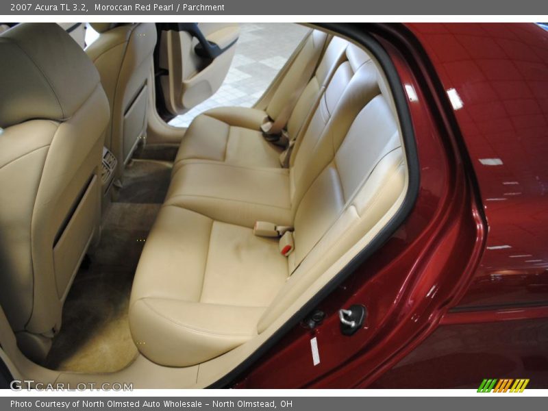 Moroccan Red Pearl / Parchment 2007 Acura TL 3.2