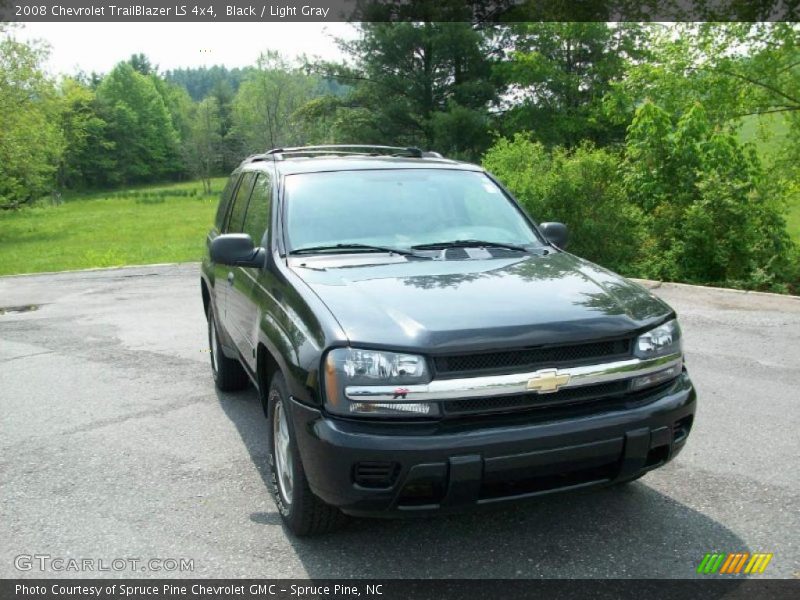 Black / Light Gray 2008 Chevrolet TrailBlazer LS 4x4