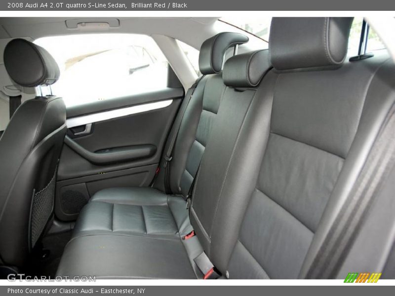 Brilliant Red / Black 2008 Audi A4 2.0T quattro S-Line Sedan