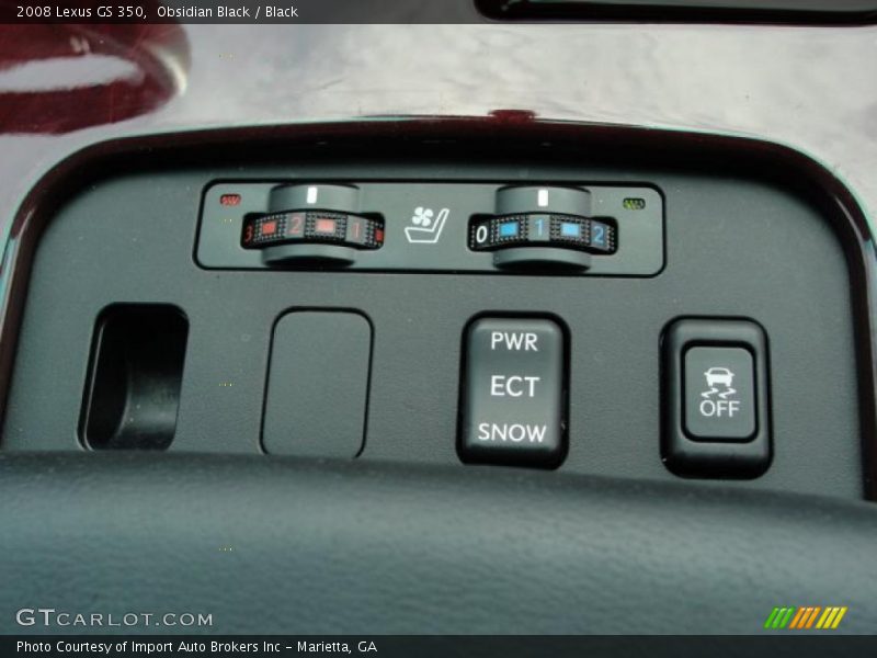 Obsidian Black / Black 2008 Lexus GS 350
