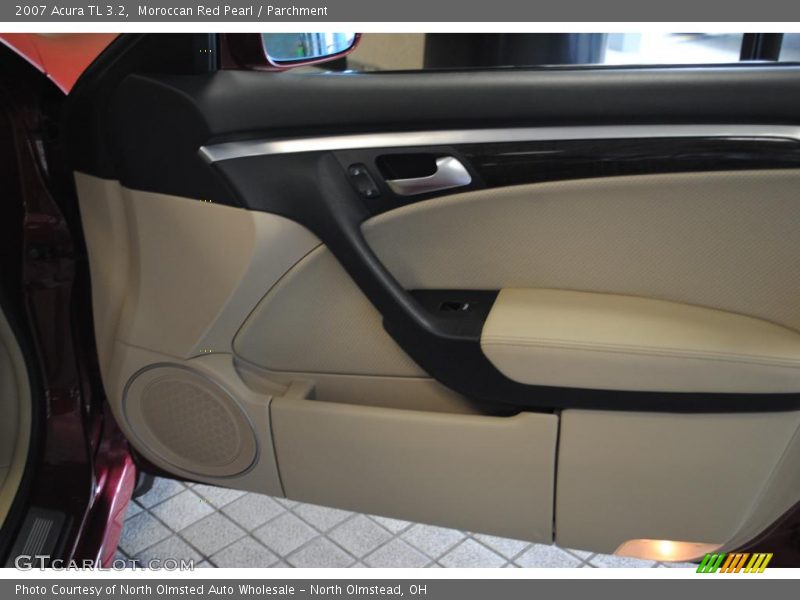 Moroccan Red Pearl / Parchment 2007 Acura TL 3.2