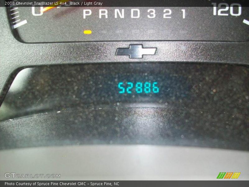 Black / Light Gray 2008 Chevrolet TrailBlazer LS 4x4