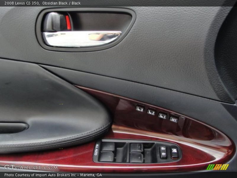 Obsidian Black / Black 2008 Lexus GS 350