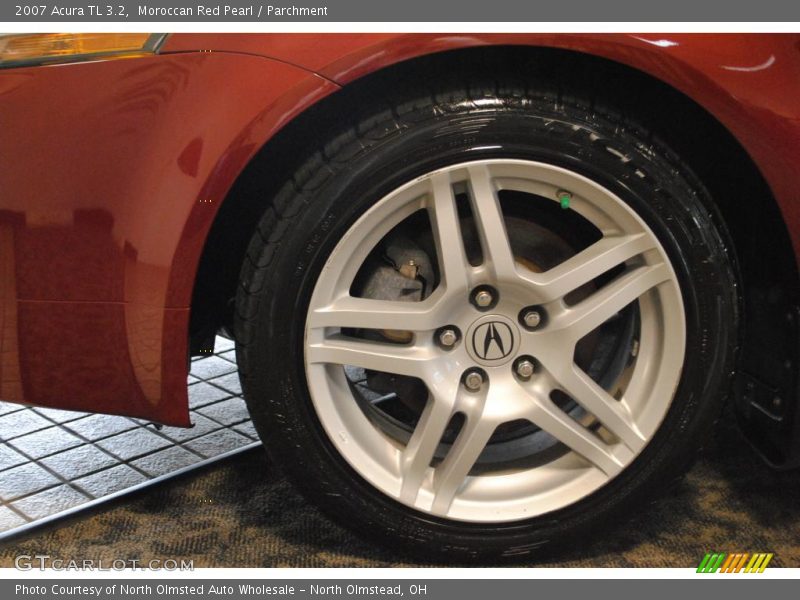 Moroccan Red Pearl / Parchment 2007 Acura TL 3.2