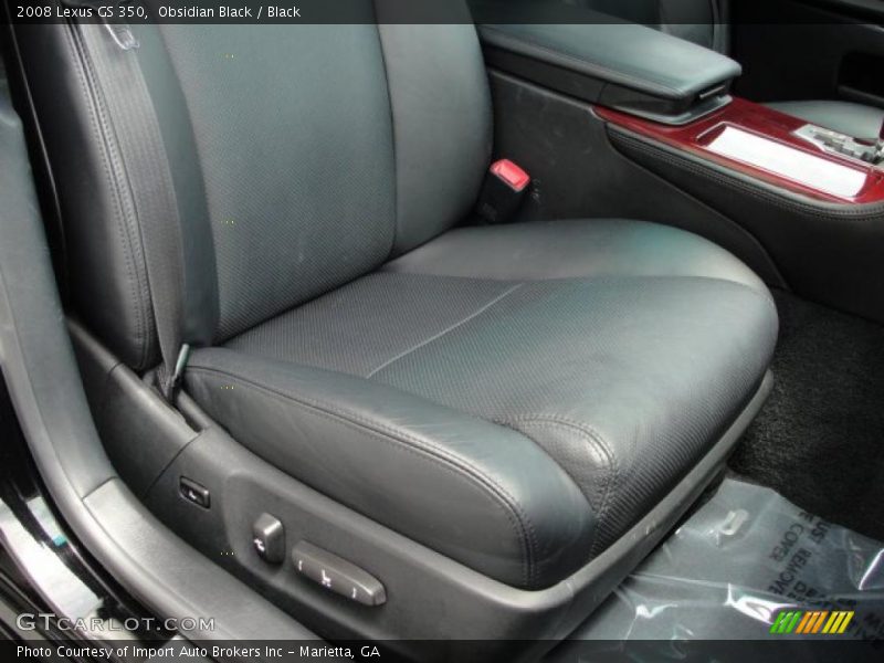 Obsidian Black / Black 2008 Lexus GS 350