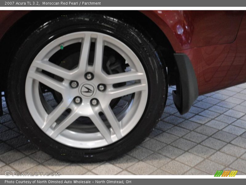 Moroccan Red Pearl / Parchment 2007 Acura TL 3.2