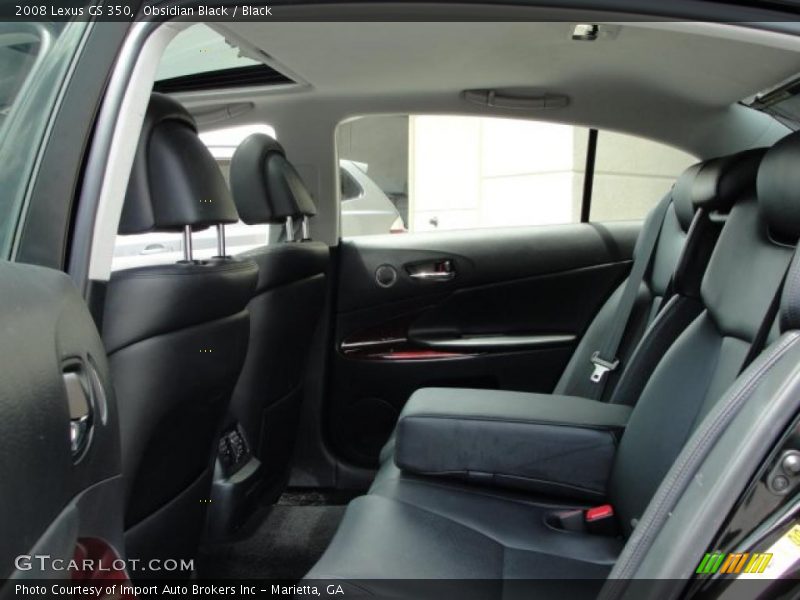 Obsidian Black / Black 2008 Lexus GS 350