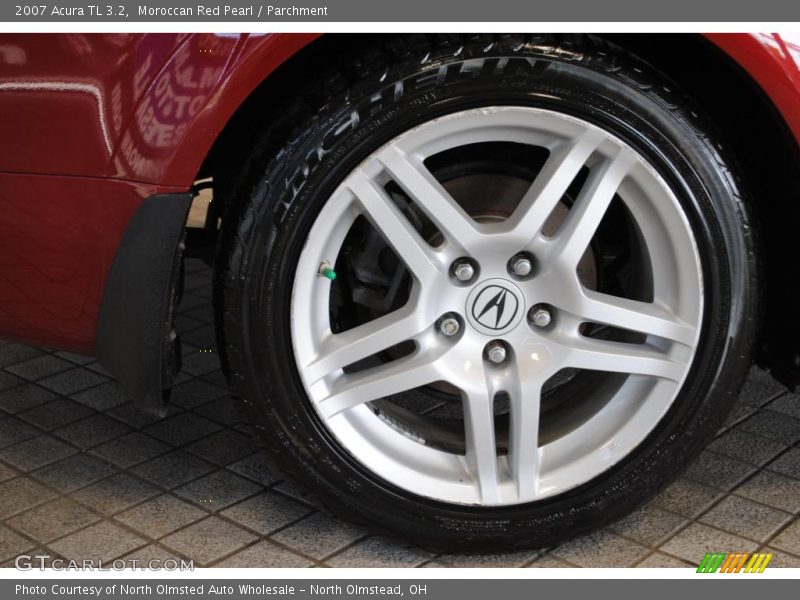 Moroccan Red Pearl / Parchment 2007 Acura TL 3.2