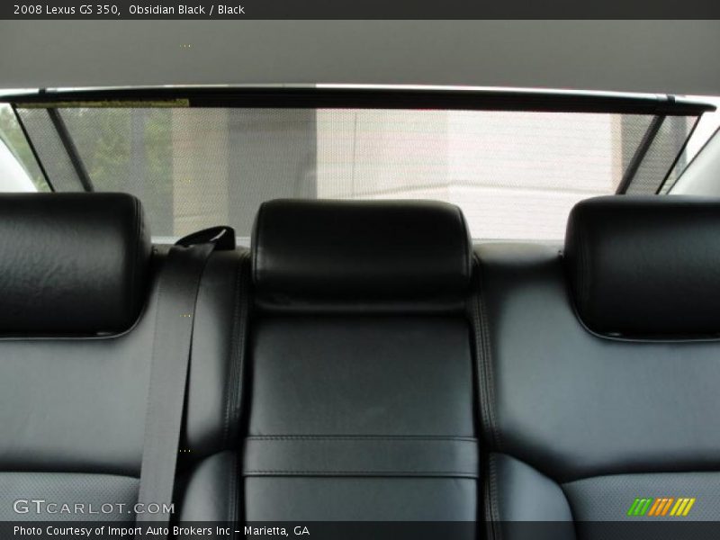 Obsidian Black / Black 2008 Lexus GS 350