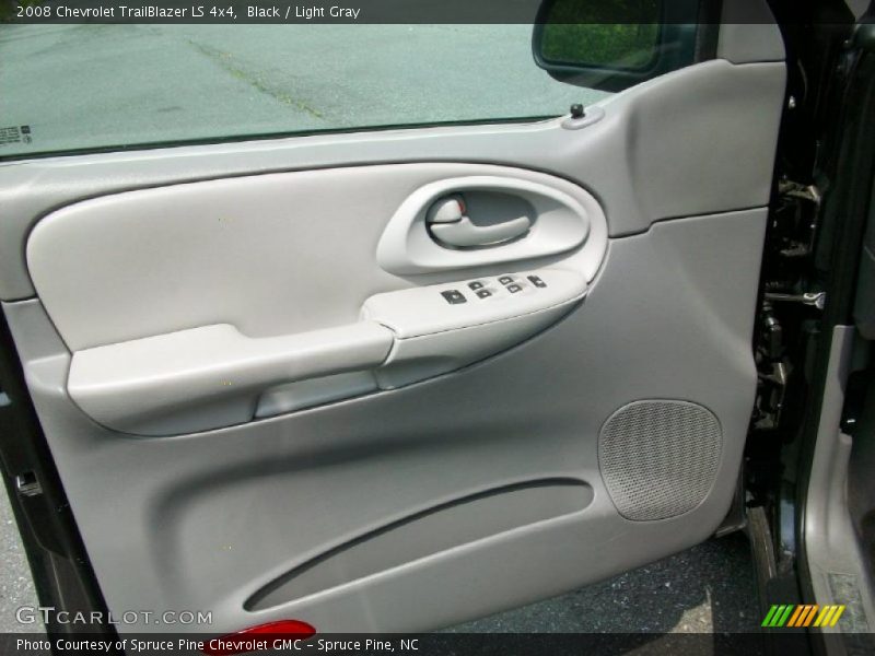 Black / Light Gray 2008 Chevrolet TrailBlazer LS 4x4