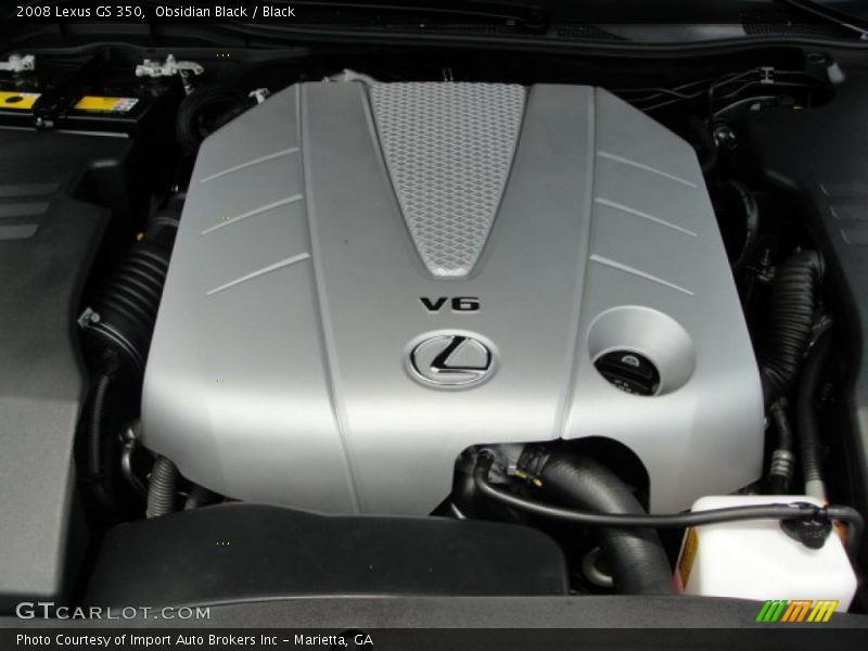 Obsidian Black / Black 2008 Lexus GS 350