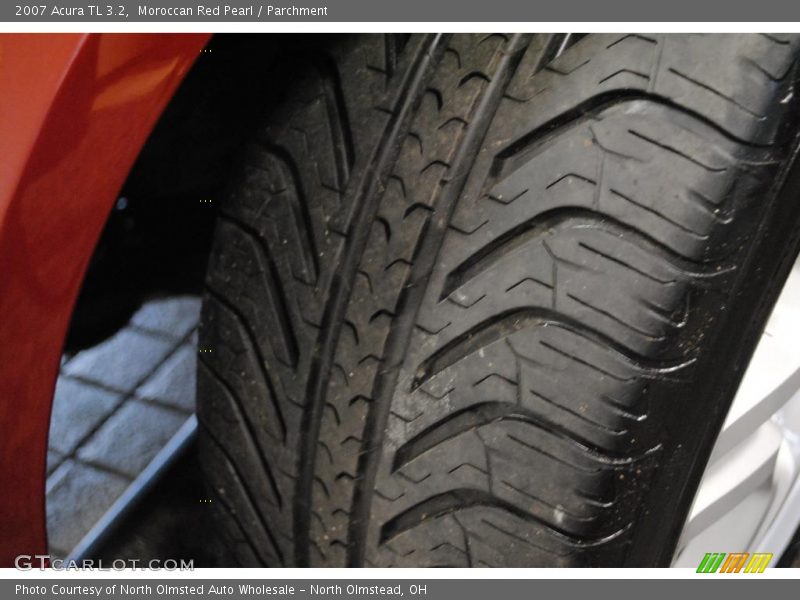 Moroccan Red Pearl / Parchment 2007 Acura TL 3.2