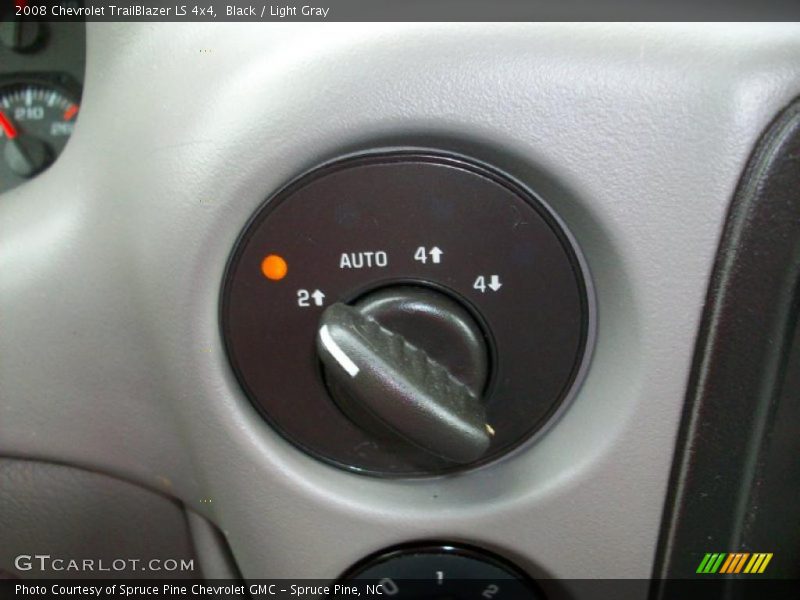 Black / Light Gray 2008 Chevrolet TrailBlazer LS 4x4