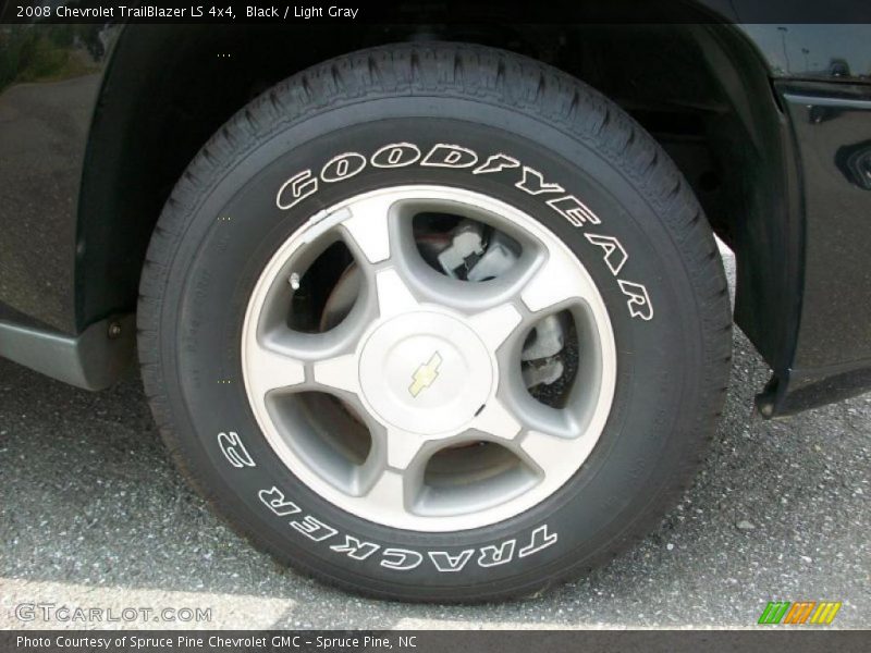 Black / Light Gray 2008 Chevrolet TrailBlazer LS 4x4