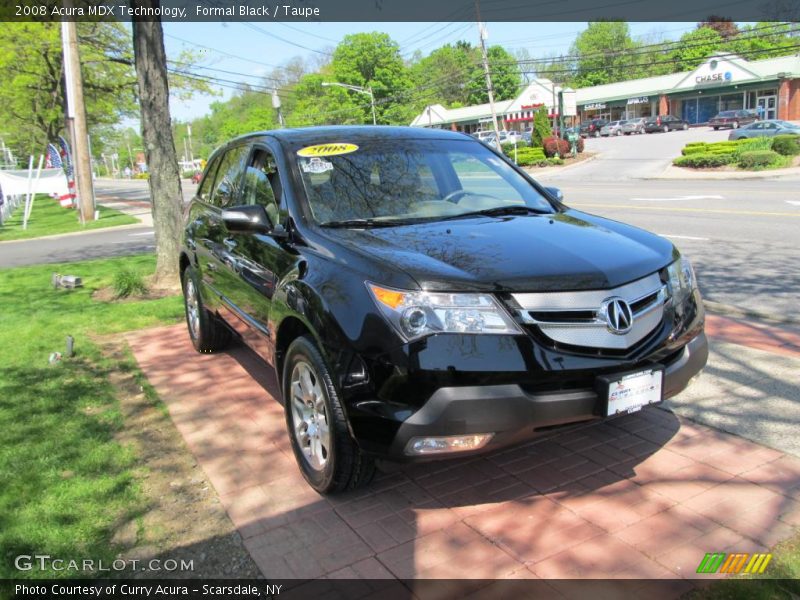 Formal Black / Taupe 2008 Acura MDX Technology