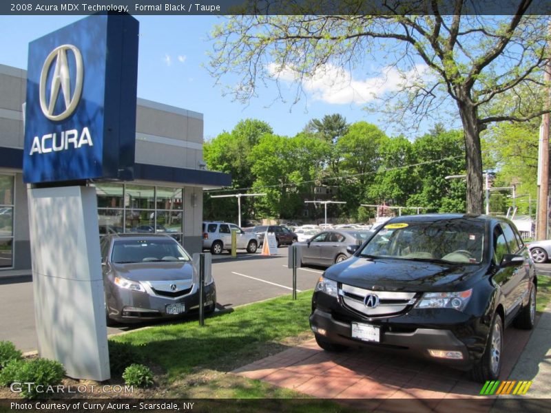 Formal Black / Taupe 2008 Acura MDX Technology