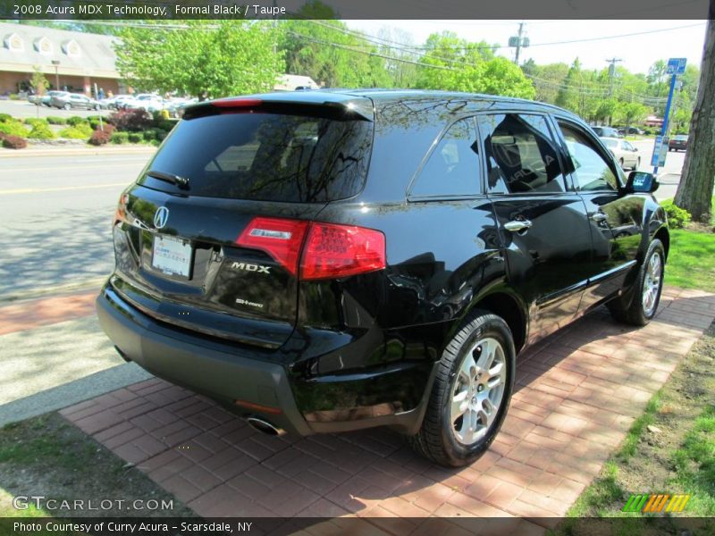 Formal Black / Taupe 2008 Acura MDX Technology